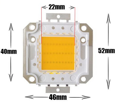 (image for) EPILEDS 50W High Power LED Beads Chip 4000 Lumens 30*30mil LED Chips